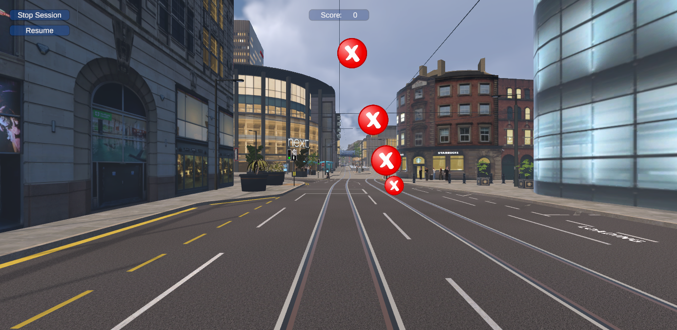 Hazard Perception software screenshot 1